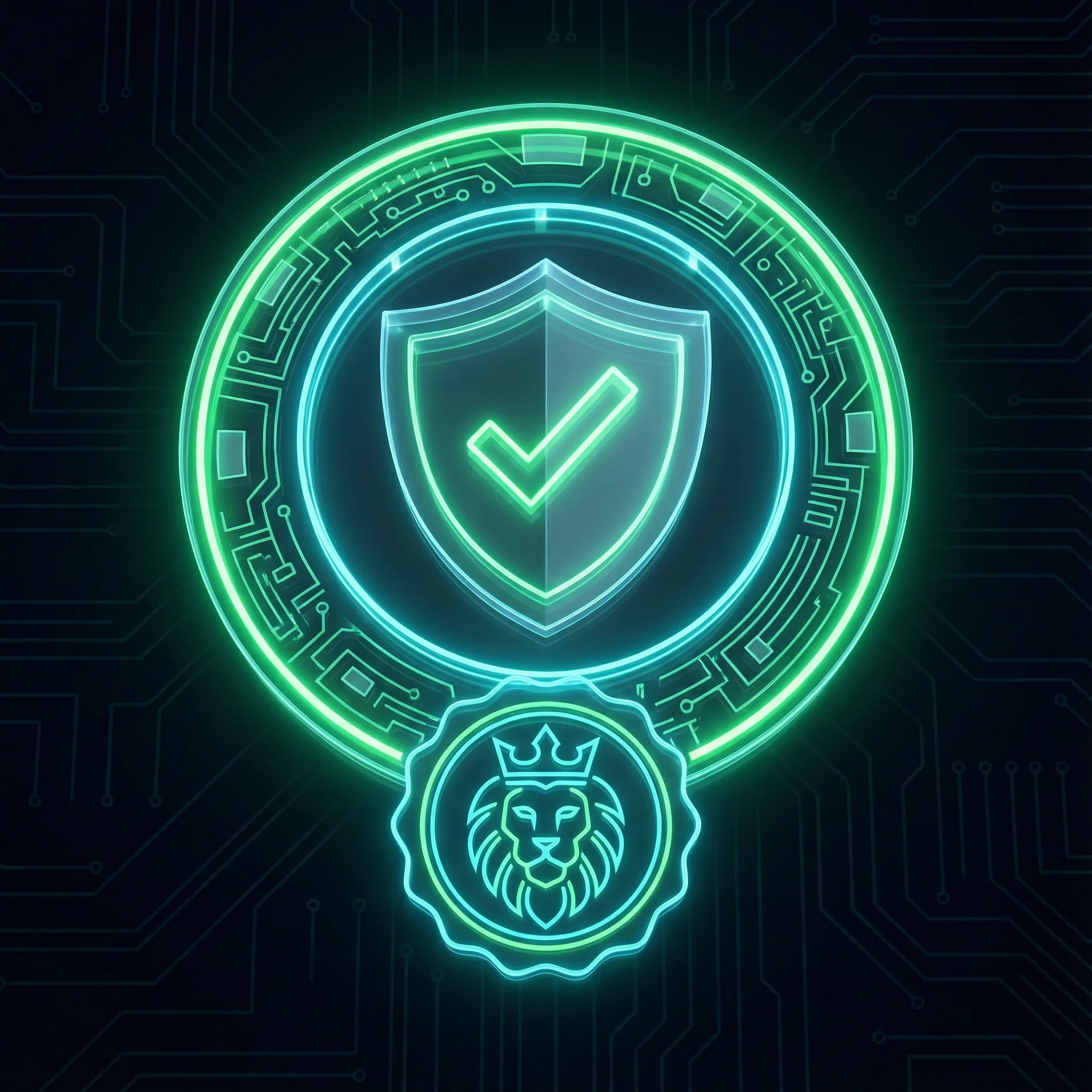 Selo de licença Curaçao eGaming certificando a legalidade do ganheibet